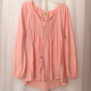 Long sleeve casual blouse